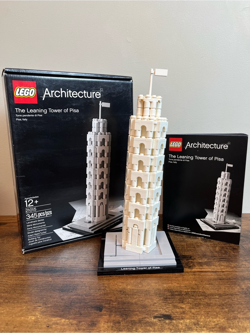 LEGO Architecture The Leaning Tower of Pisa (21015) - COMPLETE with Box & Manual